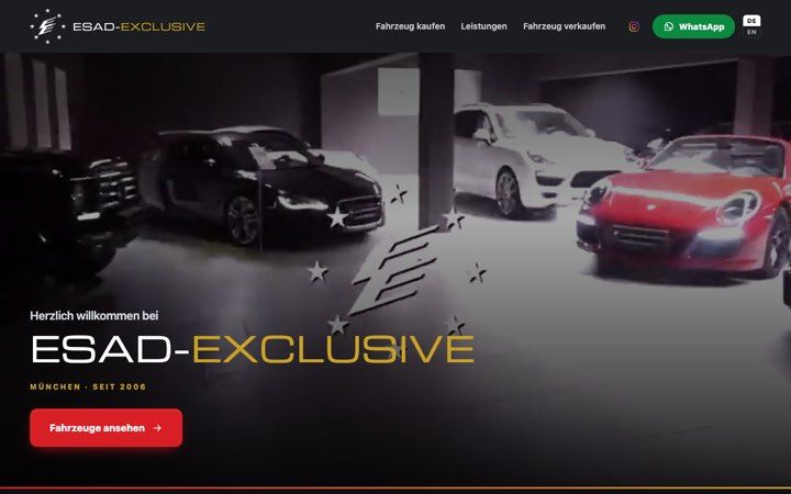 Preview of esad-exclusive.de